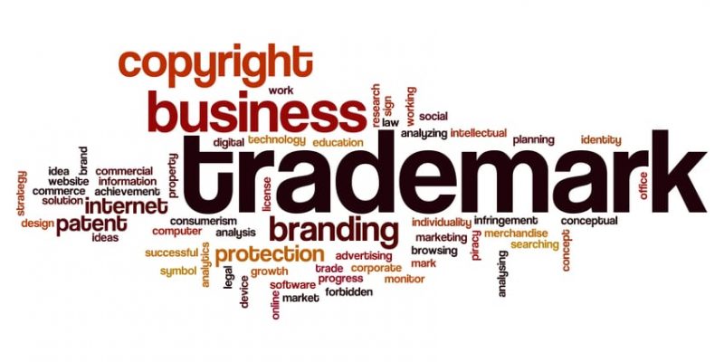 Trademark word cloud